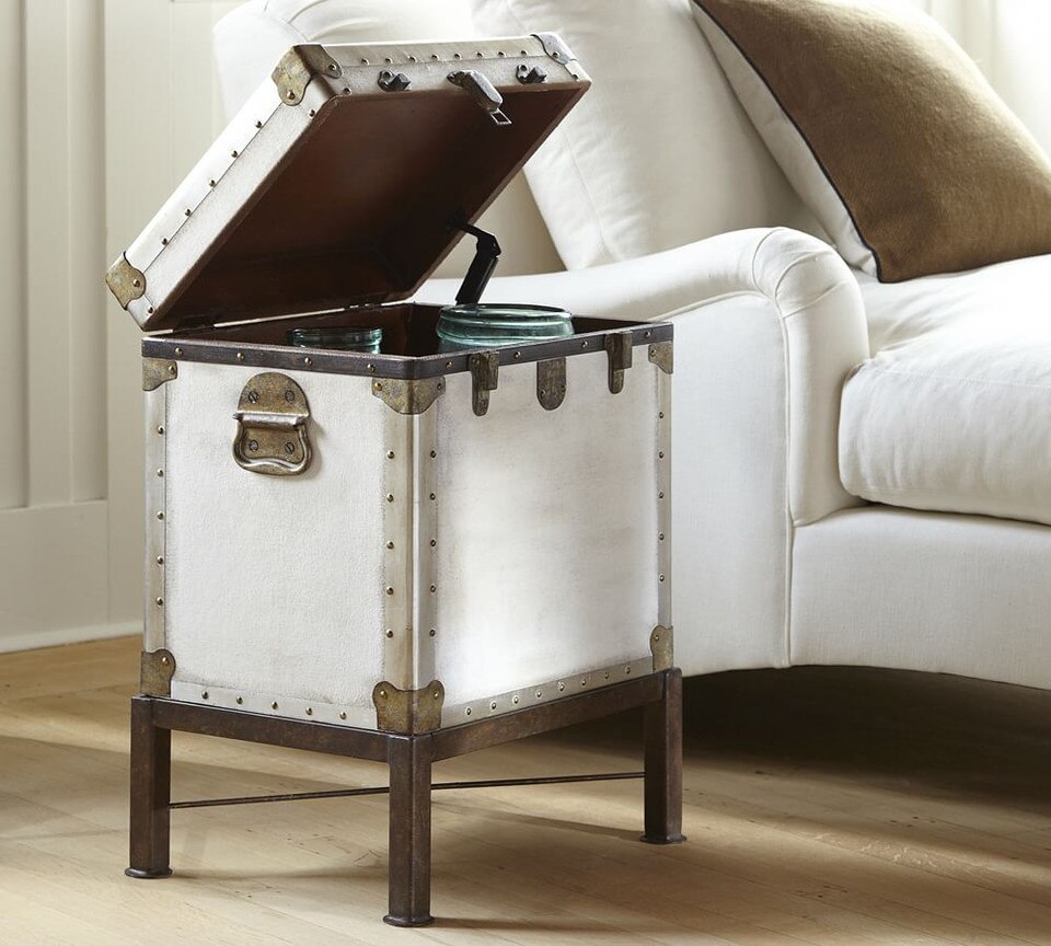 Ludlow 47 cm Trunk Side Table Pottery Barn Australia